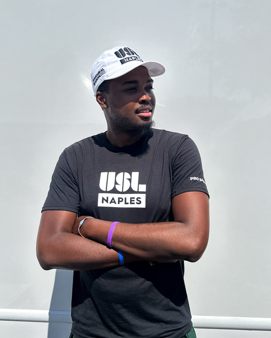 Limited Pre-Release Black USL Naples Logo Tee